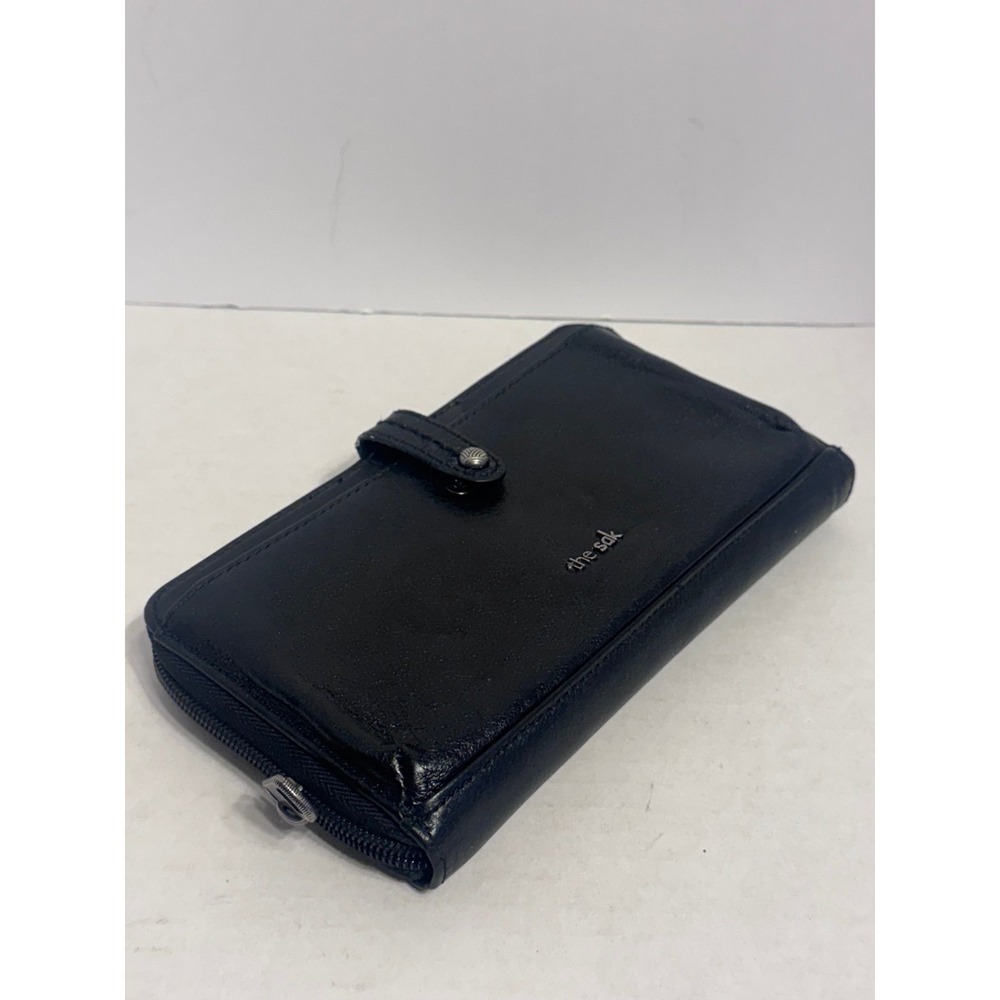 The Sak Iris Smartphone Wallet Black Leather - Picture 3 of 11